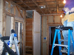 Diningroom builtin - back before